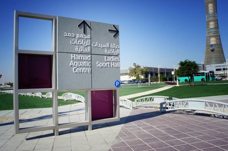 signage of ladies gym in aspire