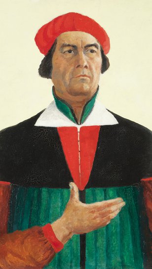 "Self-Portrait (Artist)" by Kazimir Malevich