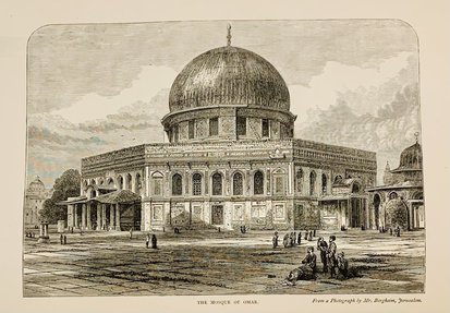 Old photo of Dome of the Rock