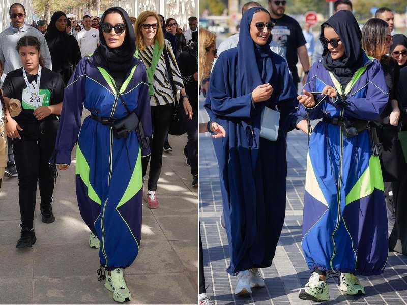 Sheikha Moza in nanoabaya