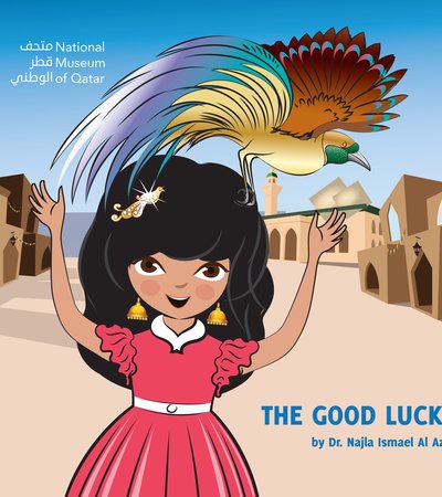 Book cover of The Good Luck Bird by Dr. Najla Ismail Al-Izzi